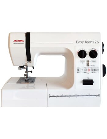 Machine à coudre mécanique robuste pour tissus épais avec 26 points intégrés