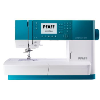 Machine à coudre électronique avec grand espace de couture et double entraînement intégré