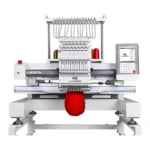 Brodeuse industrielle mono‑tête à haute performance – écran tactile 10″, 15 aiguilles & grand champ 50×40 cm