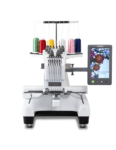 Machine à broder 6 aiguilles avec grand écran tactile 10,1″, champ 300 × 200 mm et 763 motifs intégrés